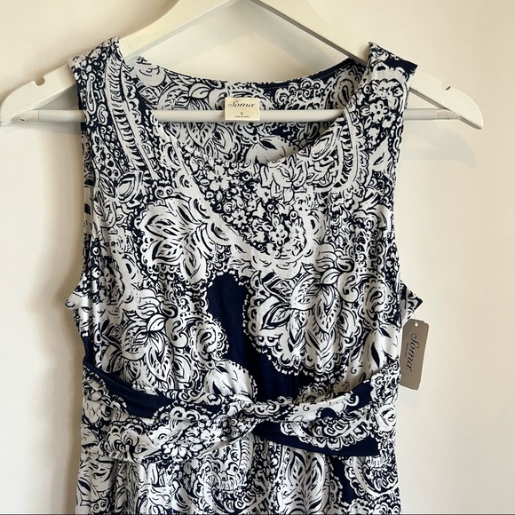 NWT SOMA High Neck Maxi Dress With Built-In Shelf Bra - Picture 5 of 11